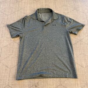 Under Armour Men's Charcoal Playoff Polo Shirt Large